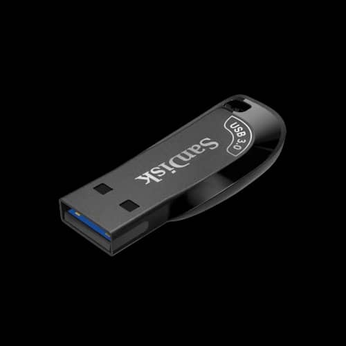Pen Drive Sandisk Ultra Shift 3.0 USB Black 64GB