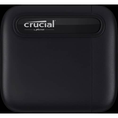 Disco Externo SSD CRUCIAL X6 500GB USB 3.2 Gen 2x2 Tipo C Negro