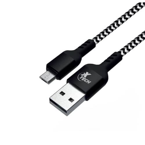 Cable tren Xtech USB 2.0 macho A a micro-USB macho