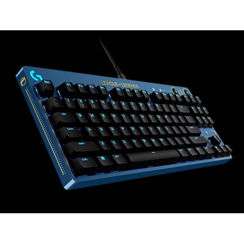 Teclado c/Cable LOGITECH GPRO TKL LOL Azul