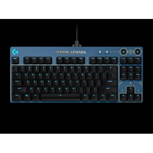 Teclado c/Cable LOGITECH GPRO TKL LOL Azul