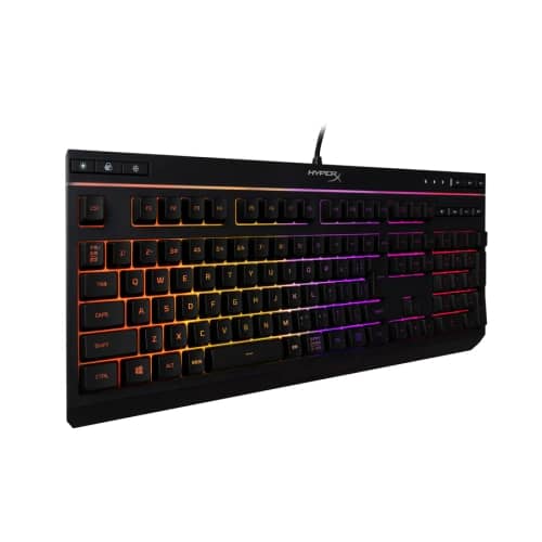Teclado c/Cable HYPERX Alloy Core RGB LA Negro