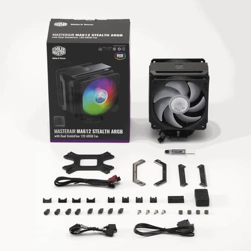 Air Cooler COOLER MASTER MasterAir MA612 Stealth ARGB