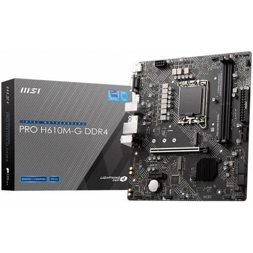 Motherboard MSI PRO H610M-G LGA1700 DDR4