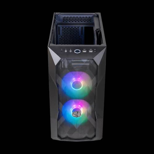 Gabinete COOLER MASTER Gabinete TD300 Mesh Negro Mini Tower ARGB S/Fuente