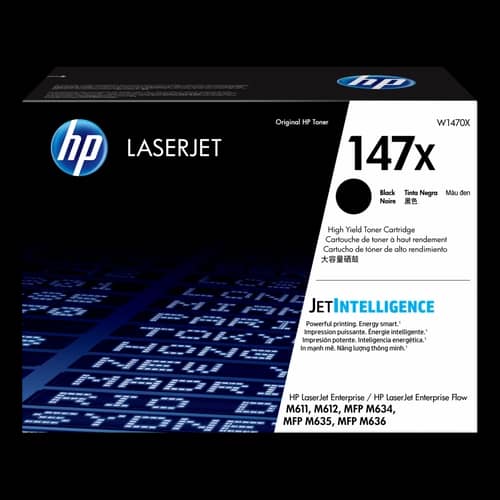 Cartucho de tóner original HP LaserJet 147X,negro
