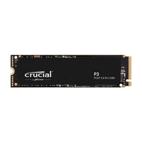 Disco Interno SSD CRUCIAL P3 500GB M.2 NVMe PCIe 3.0  3500MB/s