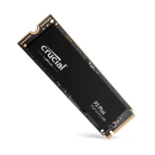Disco Interno SSD CRUCIAL P3 Plus 500GB M.2 NVMe PCIe 4.0  4700MB/S
