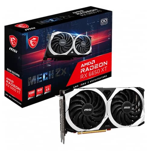 Placa de Video MSI AMD Radeon RX 6650 XT MECH 2X 8G OC