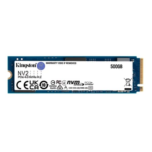 Disco Interno SSD KINGSTON NV2 500GB M.2 NVMe PCIe 4.0  3500MB/s