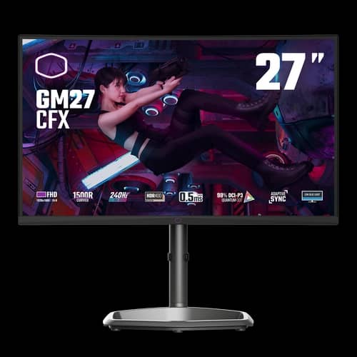 Monitor Cooler Master 27”FHD 240Hz Curved (W/O)
