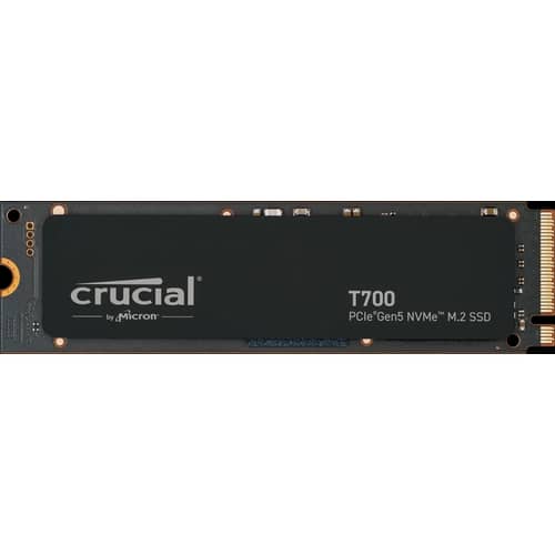 Disco Interno SSD CRUCIAL T700 1TB M.2 NVMe PCIe 5.0  11700MB/s