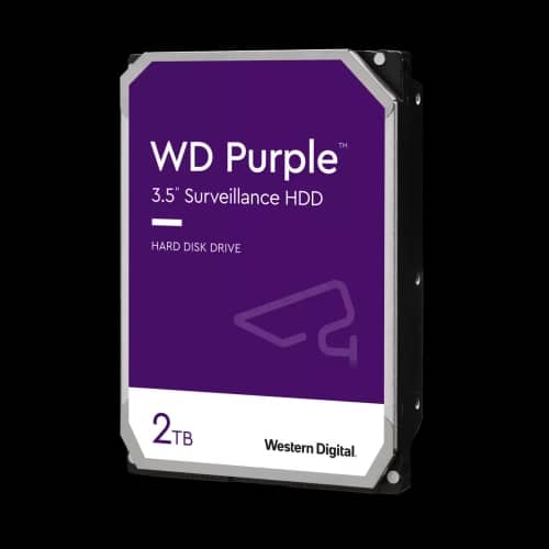 Disco Interno HDD WESTERN DIGITAL Purple 2TB 3.5" SATA 3.0 5400rpm