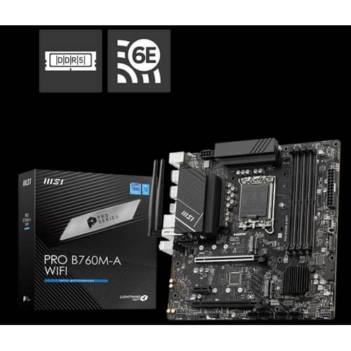 Motherboard MSI PRO B760M-A WIFI LGA1700 DDR5