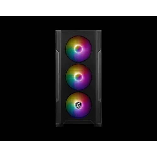Gabinete MSI MAG FORGE M100A Negro Micro ATX-Tower ARGB S/Fuente