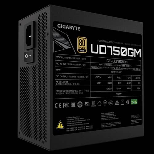 Fuente Gigabyte UD750GM 80 Gold Modular