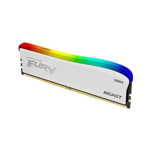 Memoria PC Fury DDR4 16GB 3600MHz Beast RGB Blanca