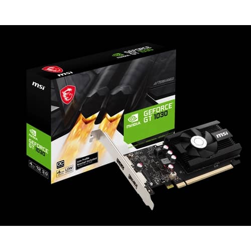Placa MSI NVIDIA GeForce GT 1030 4GD4 LP OC