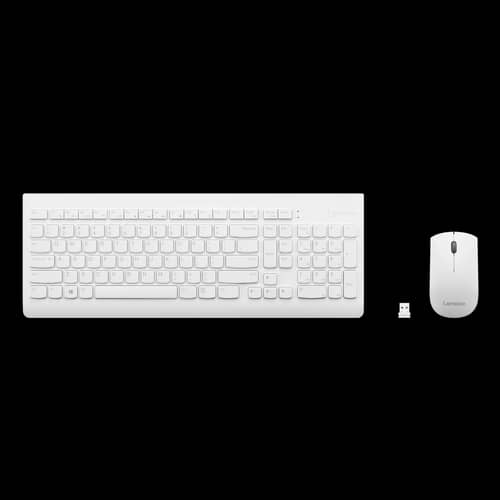 Lenovo Combo Teclado y Mouse 510 Wireles ( Blanco)