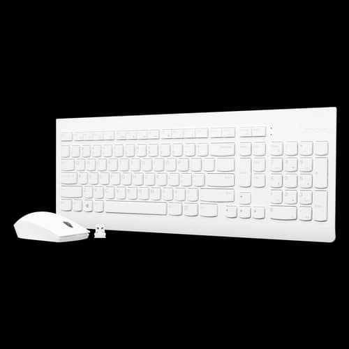 Lenovo Combo Teclado y Mouse 510 Wireles ( Blanco)