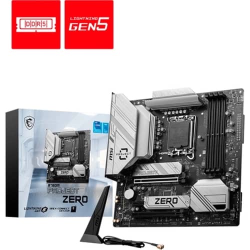 Motherboard MSI B760M PROJECT ZERO DDR5 (LGA1700)