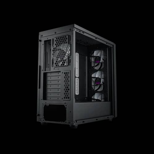 Gabinete Cooler Master MasterBox 600 Black 4 Fans ARGB s/fuente