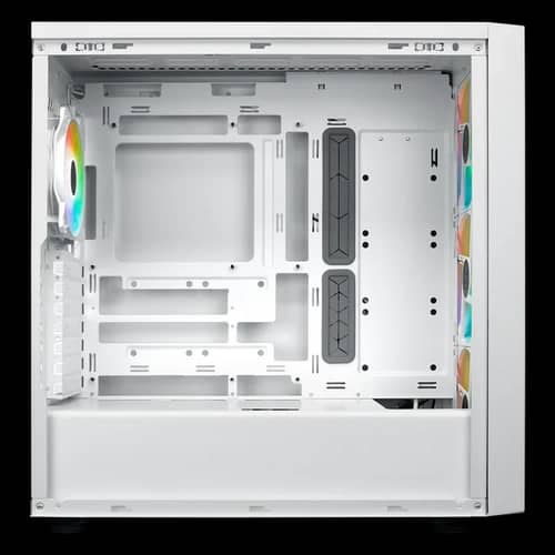 Gabinete Cooler Master MasterBox 600 White 4 Fans ARGB s/fuente