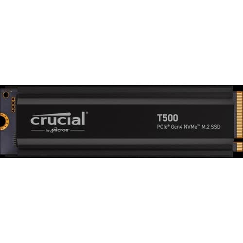 Disco Crucial 2TB T500 M.2 2280 7400MB/s PCIe G4 C/ Disipador