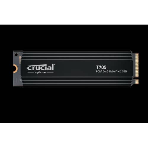Disco Crucial 2TB T705 M.2 2280 14500MB/s PCIe G5 C/ Disipador