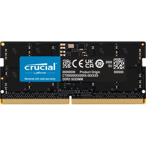Memoria Crucial SODIMM 16GB DDR5-5600 CL46 (16Gbit