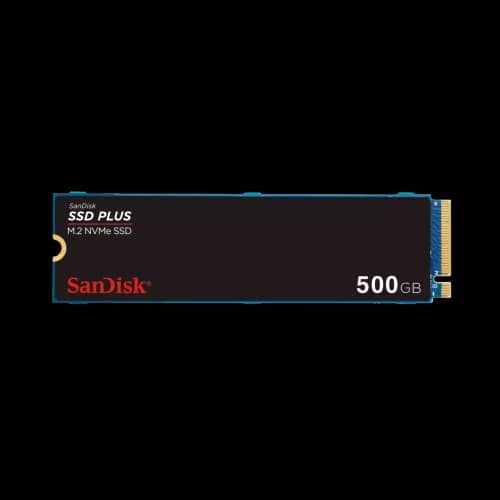 Disco SSD Sandisk 500GB Plus M.2 Nvme PCIe 2400MB