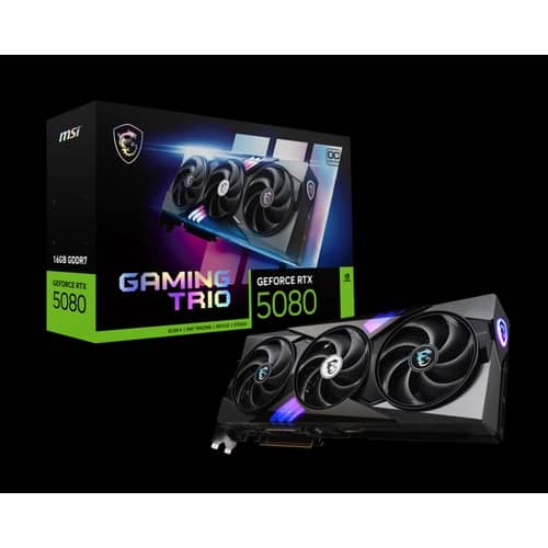 Placa MSI GeForc RTX 5080 16G GAMING TRIO OC
