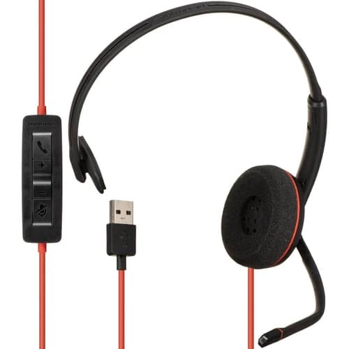 Auricular Poly Blackwire 3210 Mono USB-C   USB-A