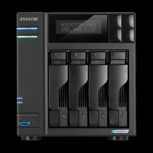 Asustor NAS Tower Lockerstor 4 Gen 3 AS6804T 4X3.5/2.5