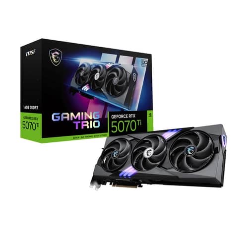 Placa MSI NVIDIA GeForce RTX 5070 Ti 16G GAMING TRIO OC PL