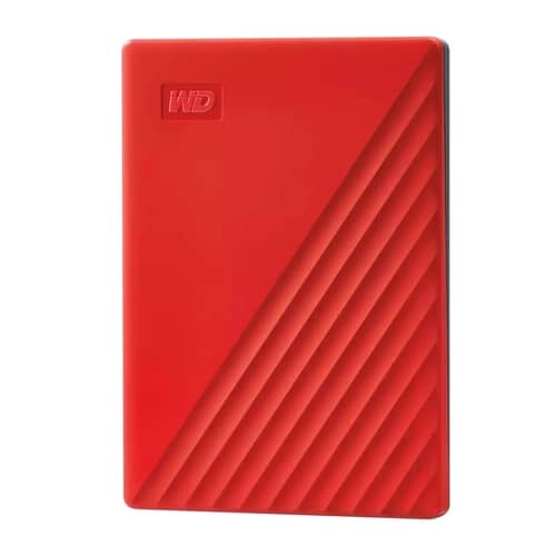 Disco Externo HDD WESTERN DIGITAL MyPassport 1TB USB 3.2 Rojo