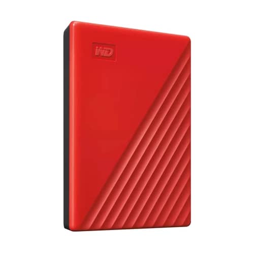 Disco Externo HDD WESTERN DIGITAL MyPassport 1TB USB 3.2 Rojo