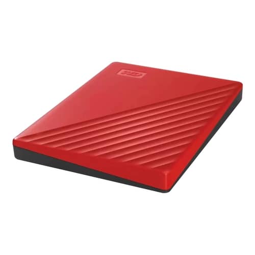 Disco duro portatil WD My Passport 2TB USB 3.2 Rojo