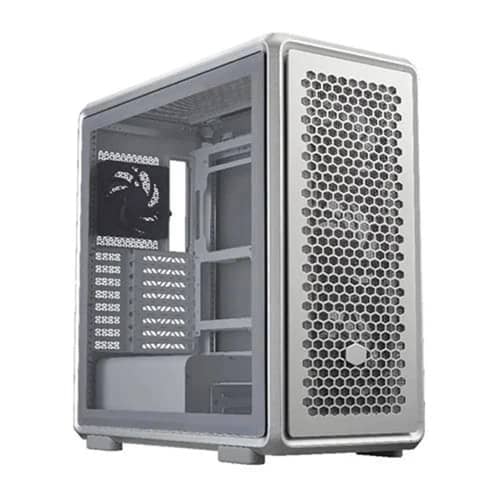 Gabinete Cooler Master MasterFrame 600 4 Fans Mobius Aluminio Modular Silver s/fuente
