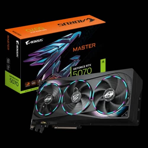 Placa de Video GIGABYTE AORUS GeForce RTX 5070 MASTER 12G