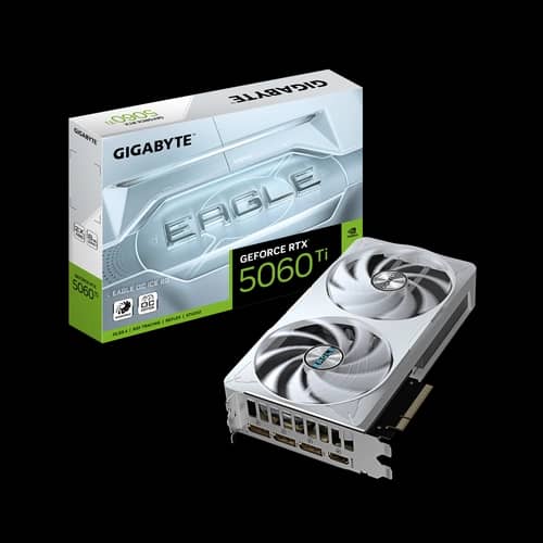 Placa de Video GIGABYTE NVIDIA GeForce RTX 5060 Ti EAGLE OC ICE 8G