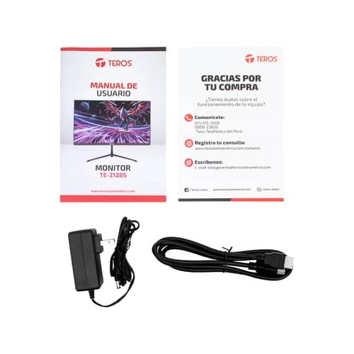 Monitor Teros TE-2128S 21.5" Plano IPS FHD (1920 x 1080) 100Hz 1ms Ficha USA