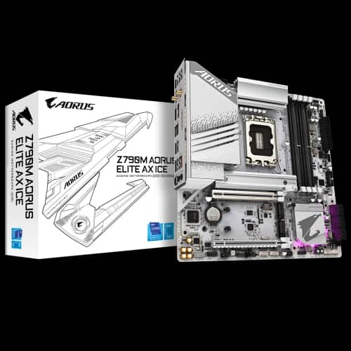 Motherboard GIGABYTE Z790M AORUS ELITE AX ICE LGA1700 DDR5