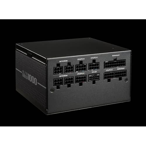 Fuente Cooler Master Elite Gold 1000W 80 Plus Full Modular A/AR Cord