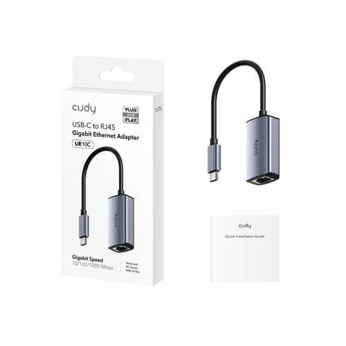 Adaptador Cudy USB-C a Ethernet