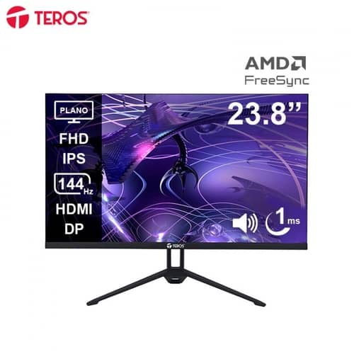 Monitor Teros TE-2417S Gaming 24.5" Plano IPS FHD (1920X1080) 144Hz 1ms Ficha USA