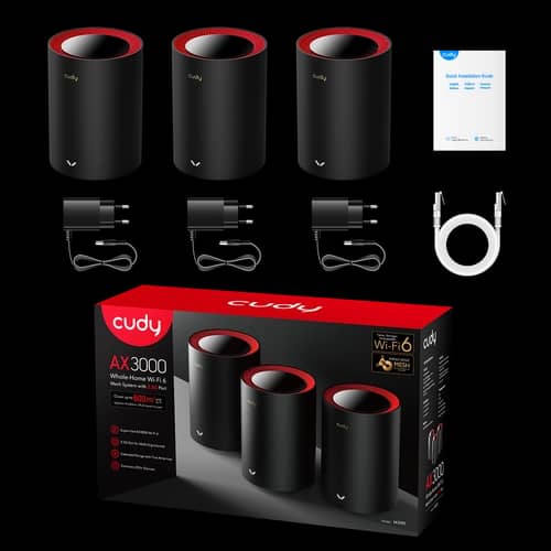 Router Mesh Cudy AC3000 Gigabit 3 pack