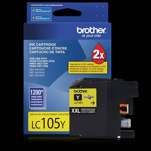Cartucho Tinta Brother LC105 Amarillo