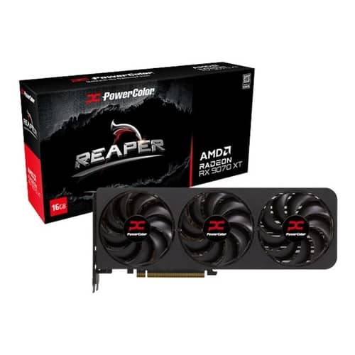 Placa de Video Powercolor Reaper AMD Radeon RX 9070 XT 16GB GDDR6