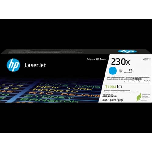 Toner HP 230X cian Alto Rendimiento